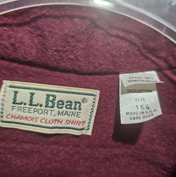 LL Bean chamois flannel shirt/ jacket M - Picture 4 of 6